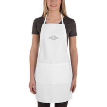 LIFE IS SHORT GET TO LIVING Embroidered Apron